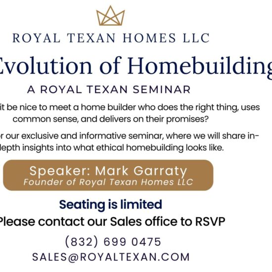 The Evolution of Homebuilding Seminar