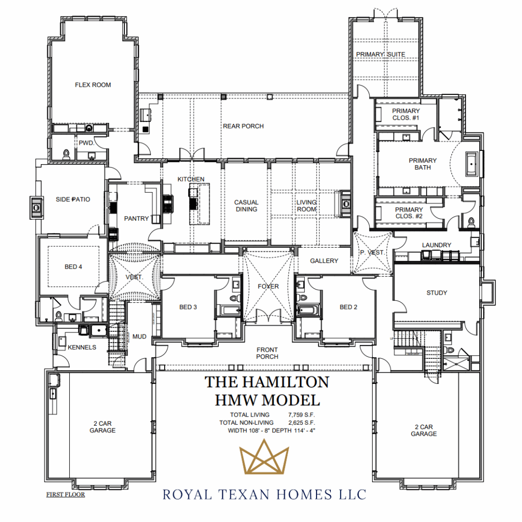 Floorplan of model home